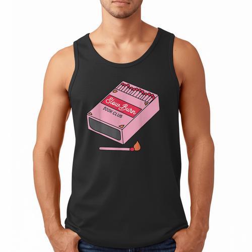 Slow Burn Book Club Men Tank Top - Bookorys DE