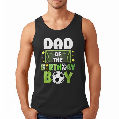 Soccer Dad Birthday Boy Party Soccer Family Matching Men Tank Top - Father's Day Fun