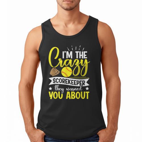 Softball Scorekeeper For a Score Book Keeper Men Tank Top - Bookorys CA