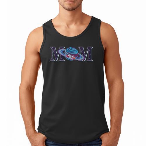 Space Mom Family Matching Dad Space Birthday Theme Party Men Tank Top - Father's Day Fun