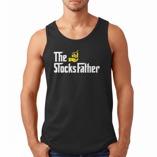 The Stocks Father Trader Dad Men Tank Top - Father's Day Fun