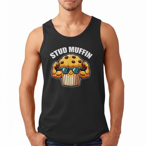 Stud Muffin Muffin Lover Dad Boyfriend Men Boys Men Tank Top - Father's Day Fun