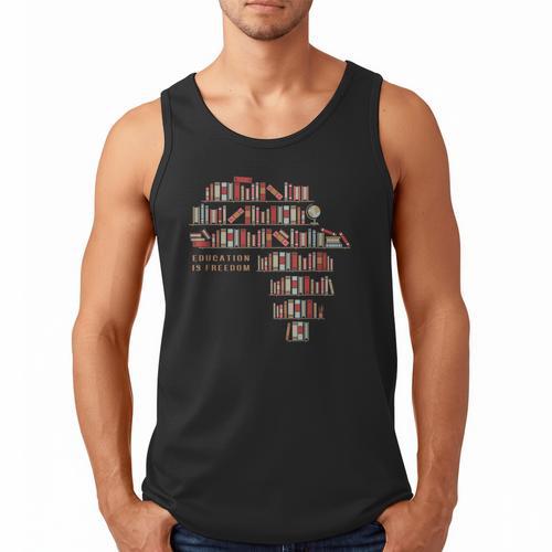 History Book Education Is Freedom Men Tank Top - Bookorys CA