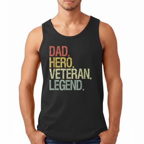 Veteran Dad Men Tank Top - Father's Day Fun