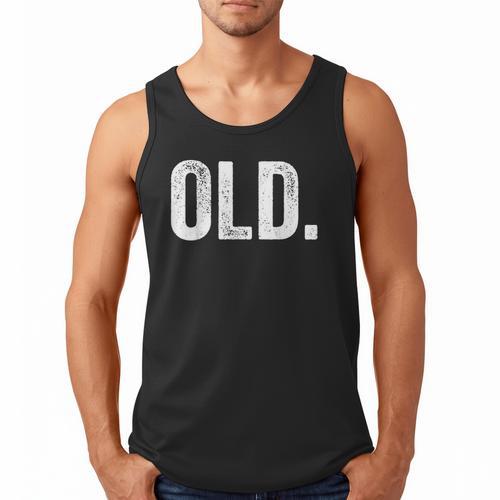 Vintage Birthday Decorations Old Men Dad Gag Birthday Men Tank Top - Father's Day Fun