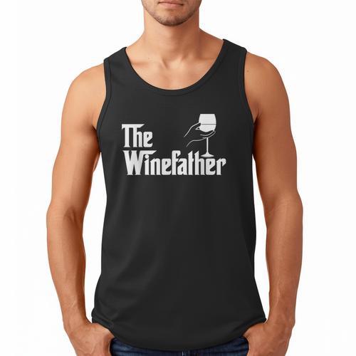 Winefather Wine Dad Dad Red Wine Wine Men Tank Top - Father's Day Fun