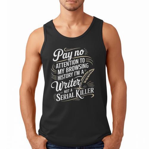 Women's I'm A Book Writer Author Book Writing Novelist Men Tank Top - Bookorys
