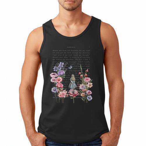 Wonderland Garden & Vintage Textbook Men Tank Top - Bookorys DE