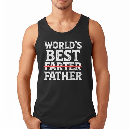 World's Best Father Farter Dad Daddy Papa Joke Men Tank Top - Father's Day Fun