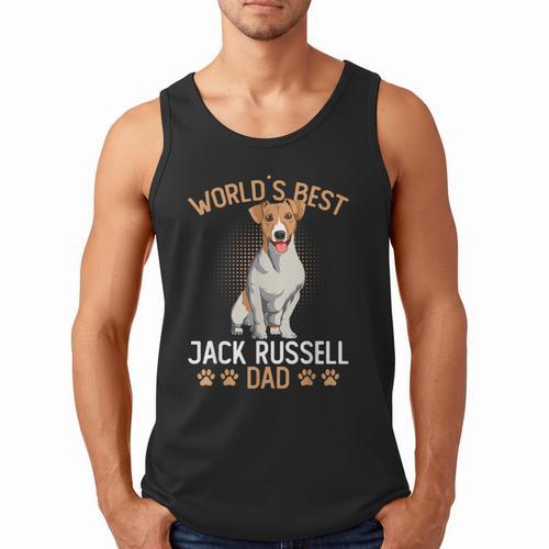 World´s Best Jack Russell Terrier Dad Dog Owner Men Men Tank Top - Father's Day Fun