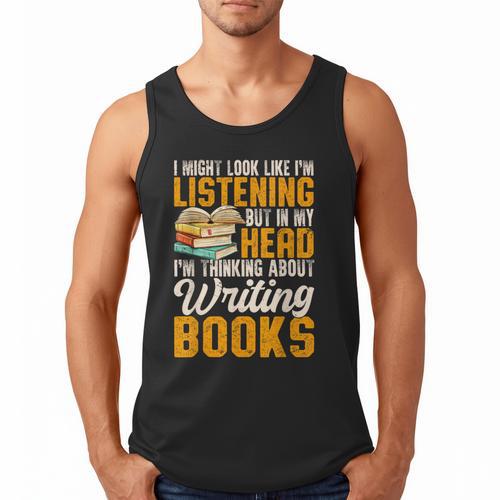 Writer Book Published Author Writers Men Women Men Tank Top - Bookorys