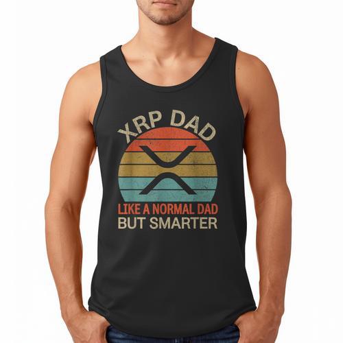 XRP Dad Crypto Merchandise Definition Men Tank Top - Father's Day Fun