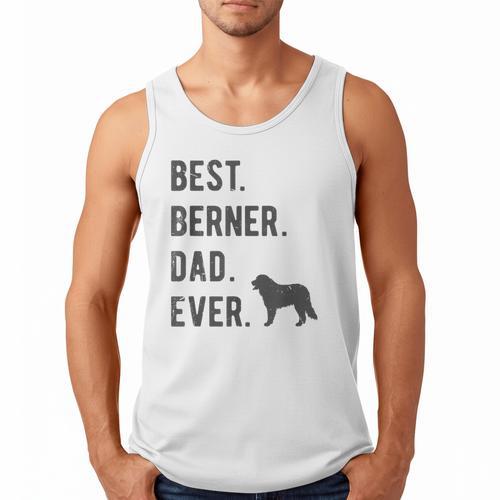 Best Berner Dad Ever Bernese Mountain Dog Lovers Dad Men Men Tank Top - Father's Day Fun