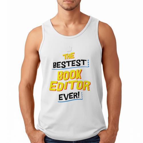 Best Book Editor Job Occupation Premium Tri-Blend Men Tank Top - Bookorys DE