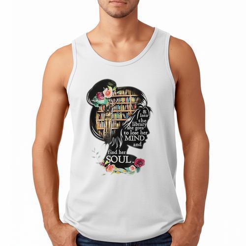 Book Reading Bookworm Book Lover Women Kids Girls Men Tank Top - Bookorys