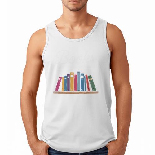 Books The Original Handheld Device Book Lovers Men Tank Top - Bookorys
