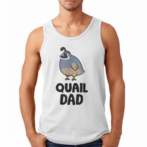 California Quail Bird Dad Quail Dad Men Tank Top - Father's Day Fun