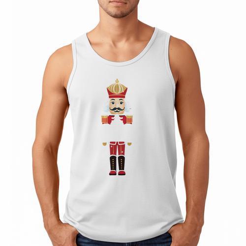 Cool Dad Nutcracker Christmas Family Matching Pajama Men Tank Top - Father's Day Fun