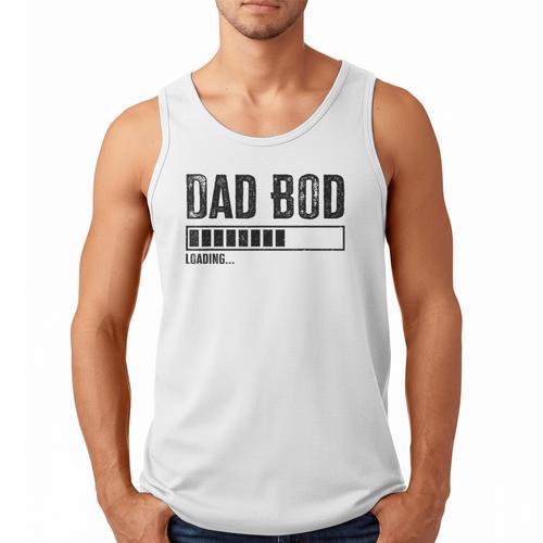 Dad BOD Loading 2024 Dad Fathers Day Baby Announcement Men Tank Top - Father's Day Fun