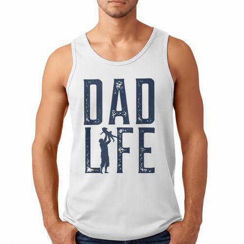 Dad Life Girl Dad Men Tank Top - Father's Day Fun