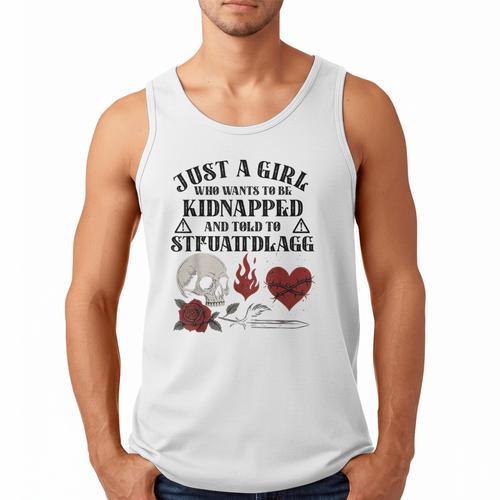 Dark Romance Smutt Book Merch Just A Good Girl STFUATTDLAGG Men Tank Top - Bookorys