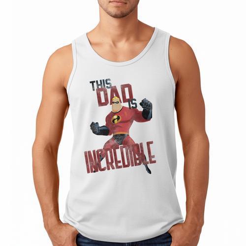 Disney Pixar The Incredibles Father's Day Incredible Dad Men Tank Top - Father's Day Fun
