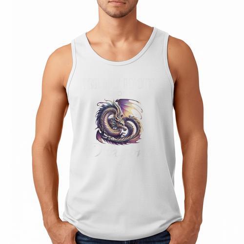 Dragon Fantasy Book Lover And Apparel Probably Reading About Dragons Men Tank Top - Bookorys