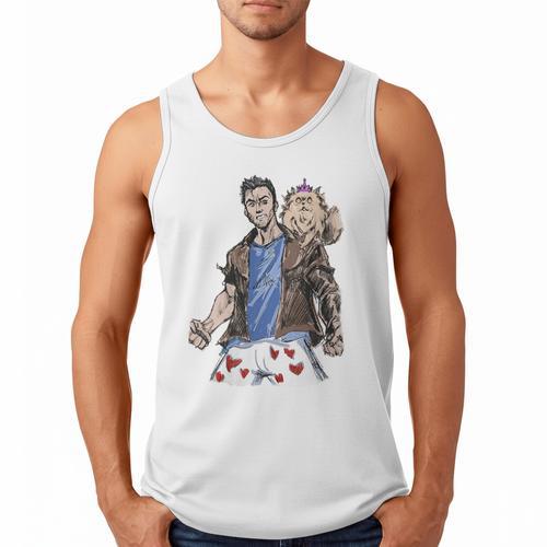 Dungeon Crawler Carl Sketchbook Princess Donut And Carl Book Men Tank Top - Bookorys DE