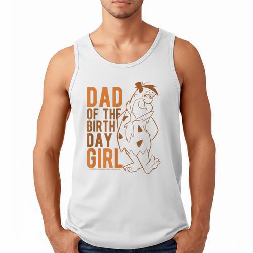 The Flintstones Fred Flintstone Dad Of The Birthday Girl Men Tank Top - Father's Day Fun