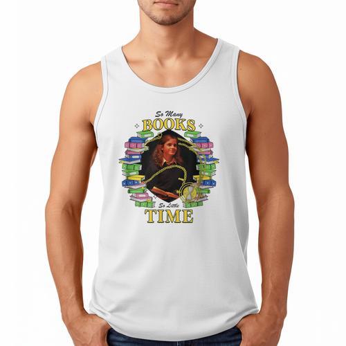 Harry Potter Hermione So Many Books So Little Time Portrait Men Tank Top - Bookorys