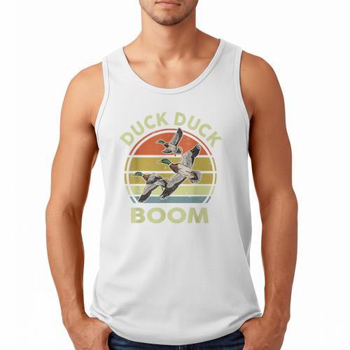 Hunting-Shirt Duck Boom Hunter Dad Grandpa Men Men Tank Top - Father's Day Fun