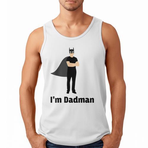 I'm Dadman Superhero Dad Father's Day Men Tank Top - Father's Day Fun
