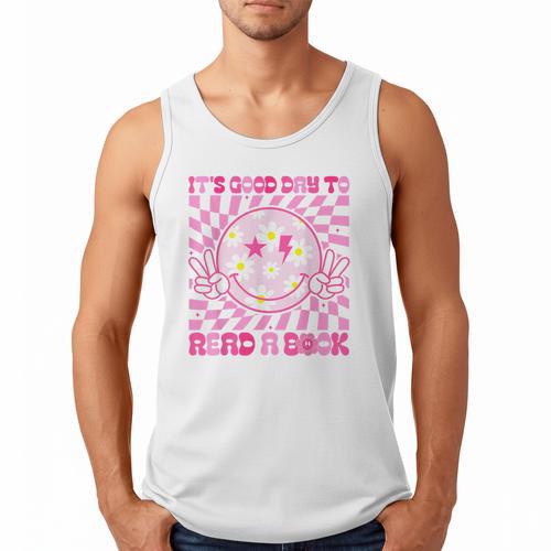 It's Good Day To Read Book Library Reading Lovers Men Tank Top - Bookorys