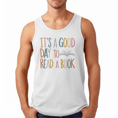 It’s a Good Day To Read a Book Lovers Library Reading Women Men Tank Top - Bookorys DE