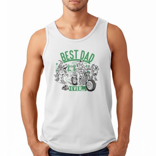 Jurassic World Best Dad Ever Men Tank Top - Father's Day Fun