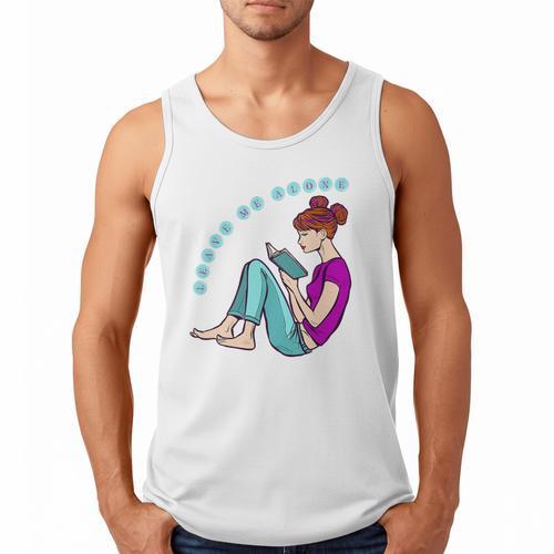 Leave Me Alone I'm Reading a Book For Bookworms Premium Tri-Blend Men Tank Top - Bookorys