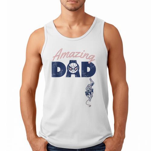Marvel Spider-Man Father's Day Amazing Dad Retro Men Tank Top - Father's Day Fun
