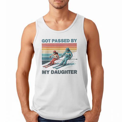 Got Passed By My Daughter Skiing Dad Men Tank Top - Father's Day Fun