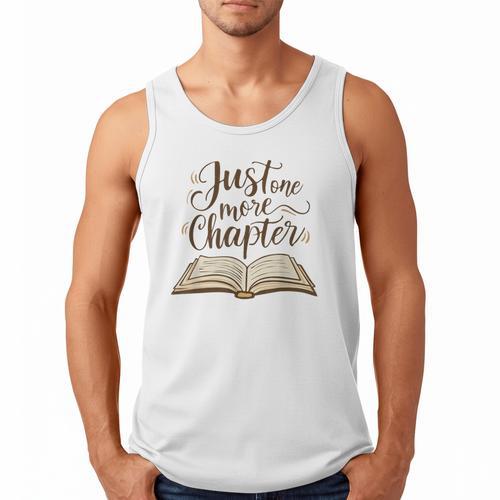 Reading Book Lover Club Librarian Just One More Chapter Men Tank Top - Bookorys DE