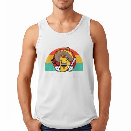 Taco Bout Awesome Dad Cinco De Mayo Mexican Men Men Tank Top - Father's Day Fun
