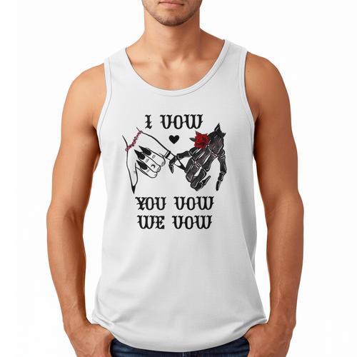 I Vow You Vow We Vow Merch Dark Romance Smutty Book Smutt Men Tank Top - Bookorys DE