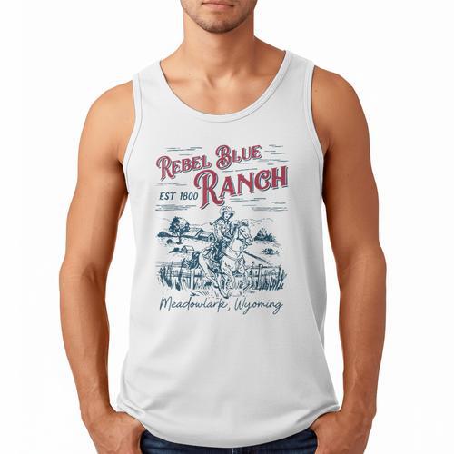 Western Book Love Cowboy Reader Bookish Bookworm Cowgirl Men Tank Top - Bookorys