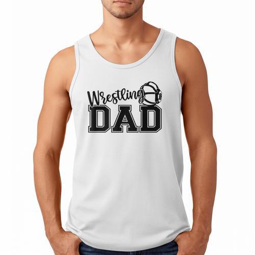Wrestling Dad Hobby Wrestle Wrestler Martial Arts Father Men Tank Top - Father's Day Fun