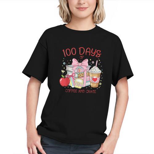 100th Day Of School Teachers 100 Days Of Coffee Chaos Books Graphic Youth - Bookorys
