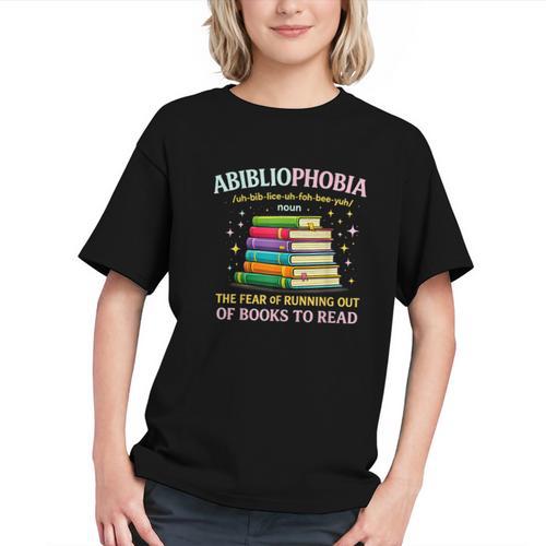 Abibliophobia Bibliophilia Abibliophobia Book Lovers Graphic Youth - Bookorys CA