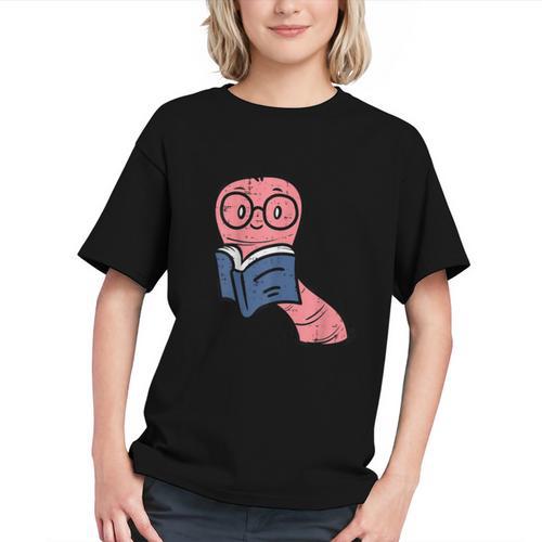 Book Worm Pun Read Reading Librarian America Men Women Kids Graphic Youth - Bookorys CA
