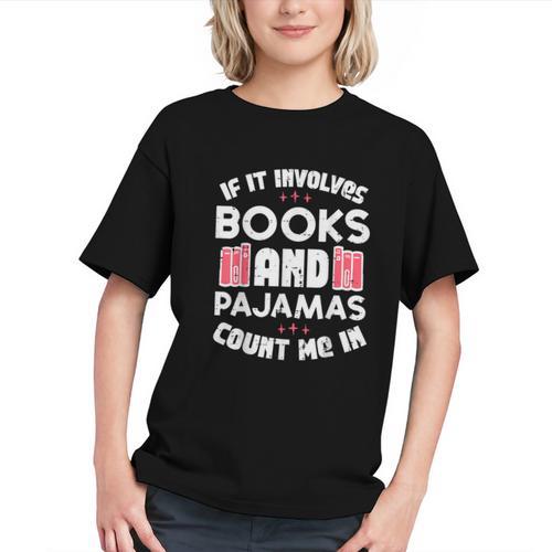 Books Pajamas Read Reading Book Librarian Women Girls Graphic Youth - Bookorys DE