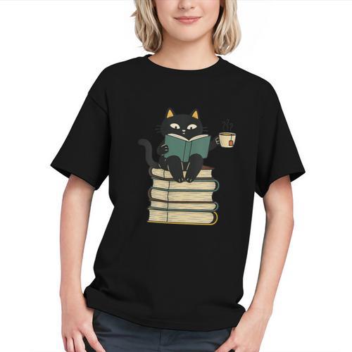 Cat Reading Book Graphic Youth - Bookorys AU