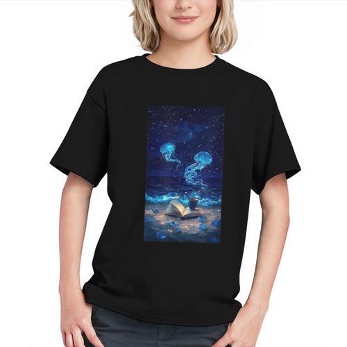 Cosmic Botanical Book Lover Reading Graphic Youth - Bookorys