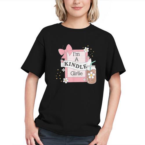 Cute Bookish Kindle Girlie Nerdy Read Book Lover Girl Women Graphic Youth - Bookorys